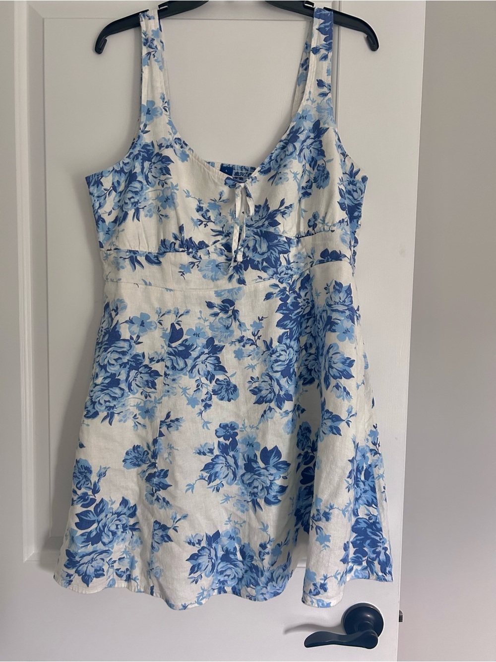 Blue Floral Sundress size Large